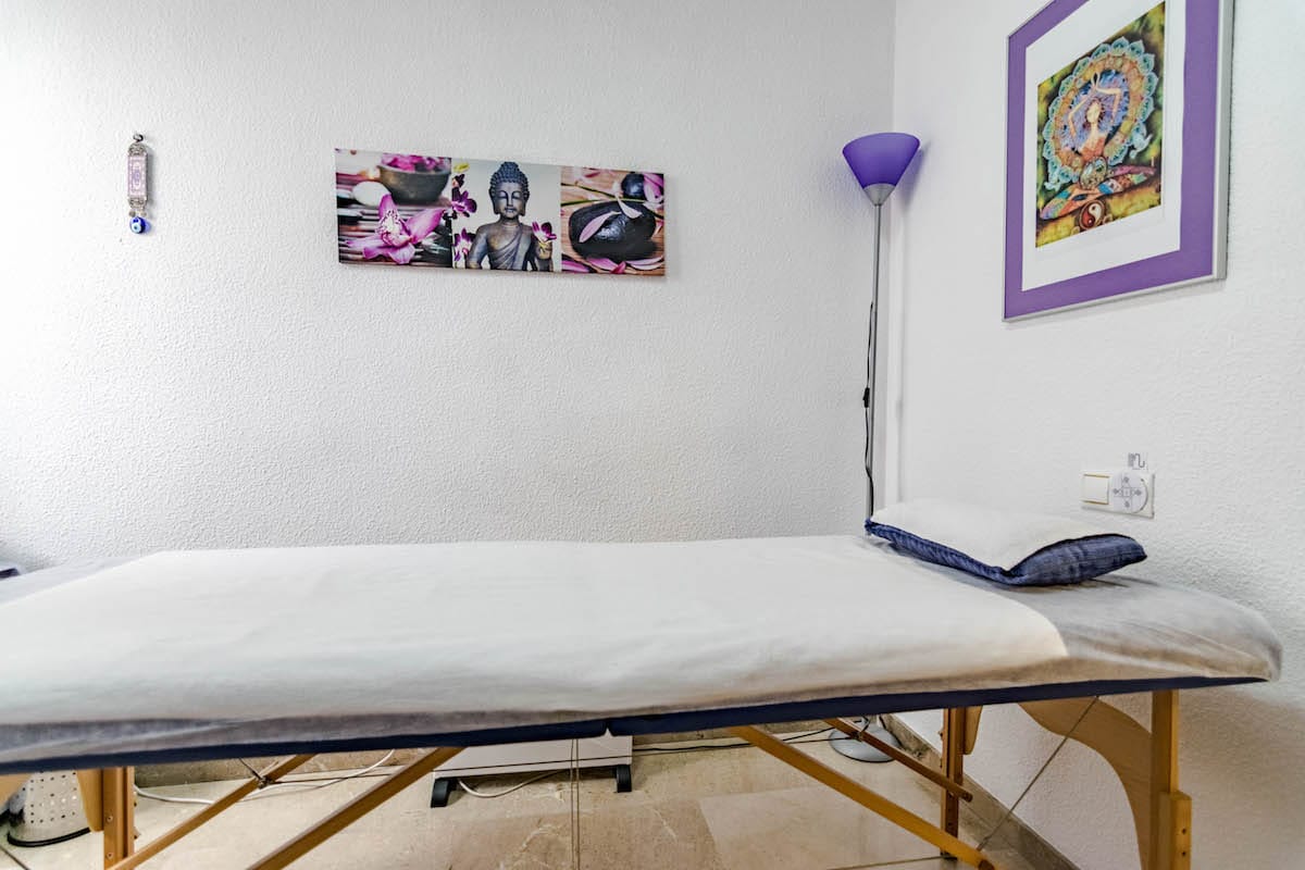 sala para masaje relajante en Granada
